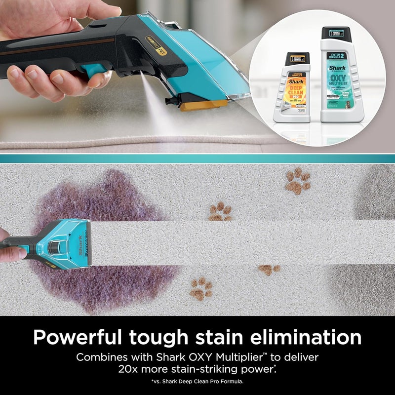 Shark CarpetXpert Deep Clean Pro Formula for All Shark Upright & Portable Carpet Cleaners, Formulated for all Carpets, Upholstery & Area Rugs, Eliminates Tough Pet Messes and Odors, 48oz, EXCM48 Temp fluctuation resistant crafted quality - Image 2
