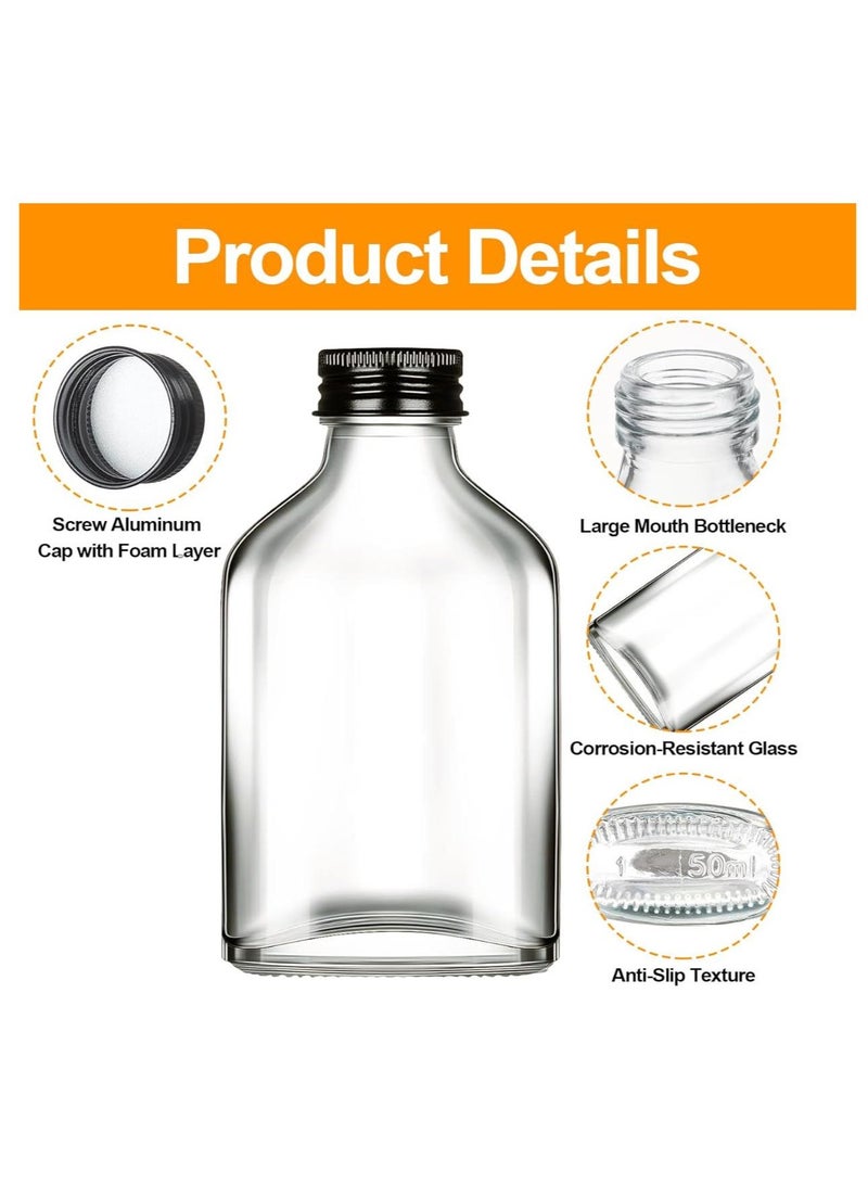 FUFU 12 pack 4 oz empty juice bottle glass milk beverage bottle coffee bottle bottle bottle coffee bottle bottle party drink shop coffee shop  - Image 4