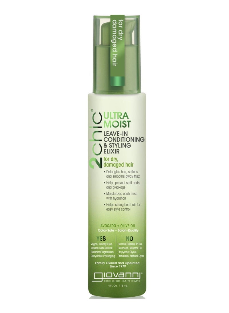 Giovanni 2Chic Avo&Olive Ultra-Moist Leave-In Conditionr 118Ml