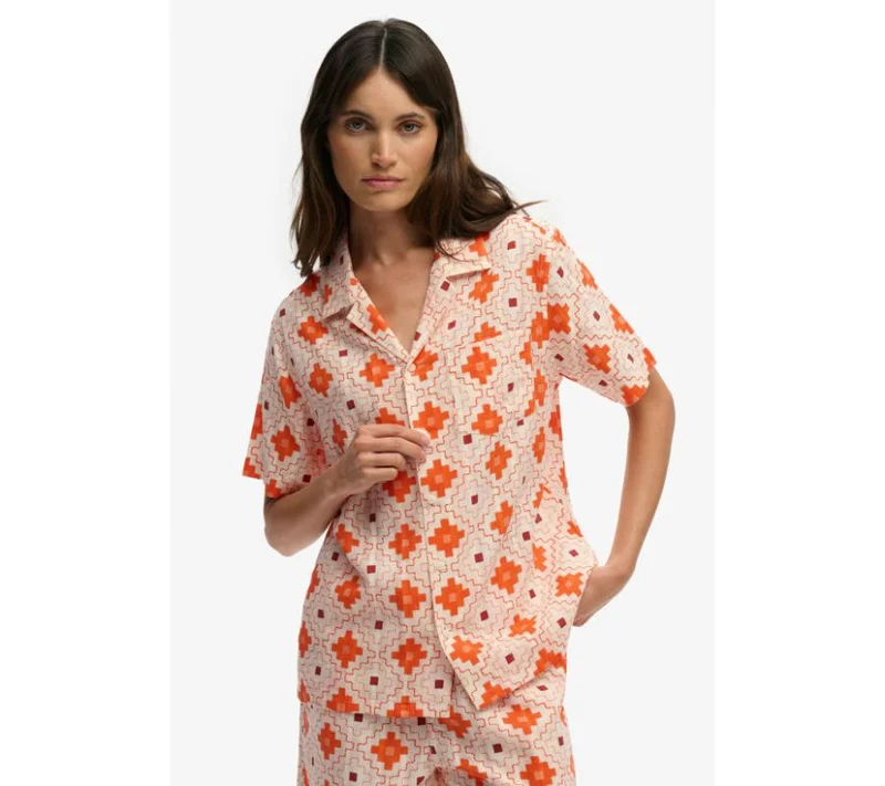 Superdry Beach Printed Short Sleeve Shirt