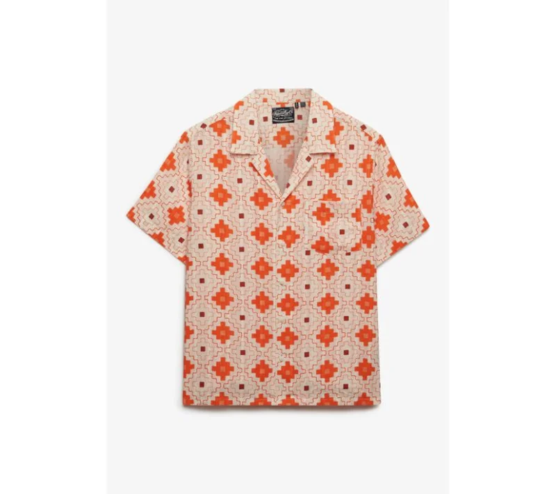 Superdry Beach Printed Short Sleeve Shirt