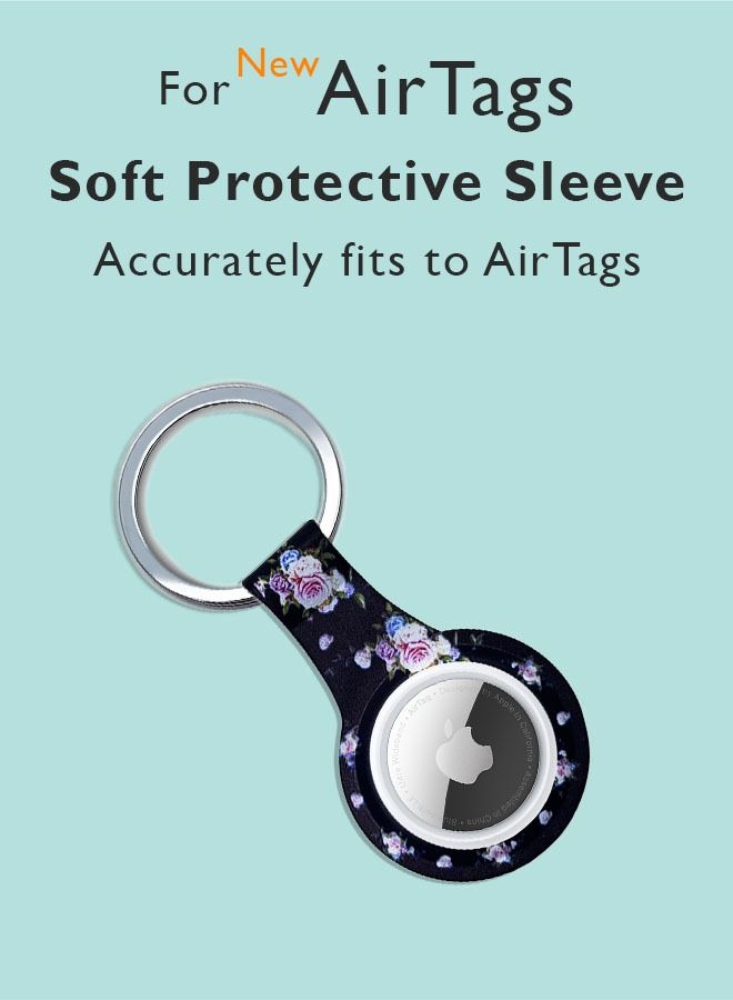 Theodor Protective Silicone Case Cover  with Key Ring For Apple AirTag  - Image 2