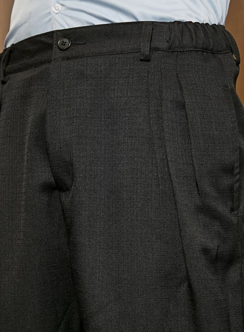 CAHOOT Black Lightweight - Straight Tailored Trousers for Men | Best Price UAE