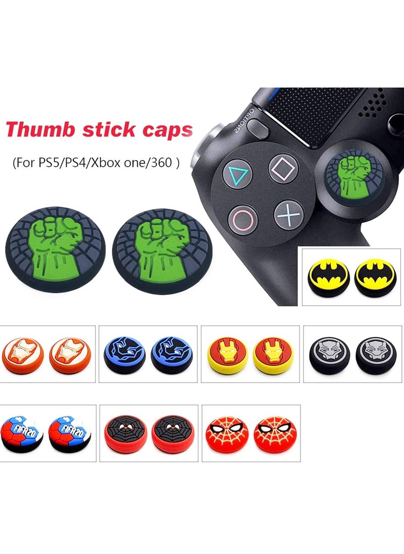 4-Piece Galaxy Thumb Grip Set For PS4/PS5 Controllers ﻿ - Image 4