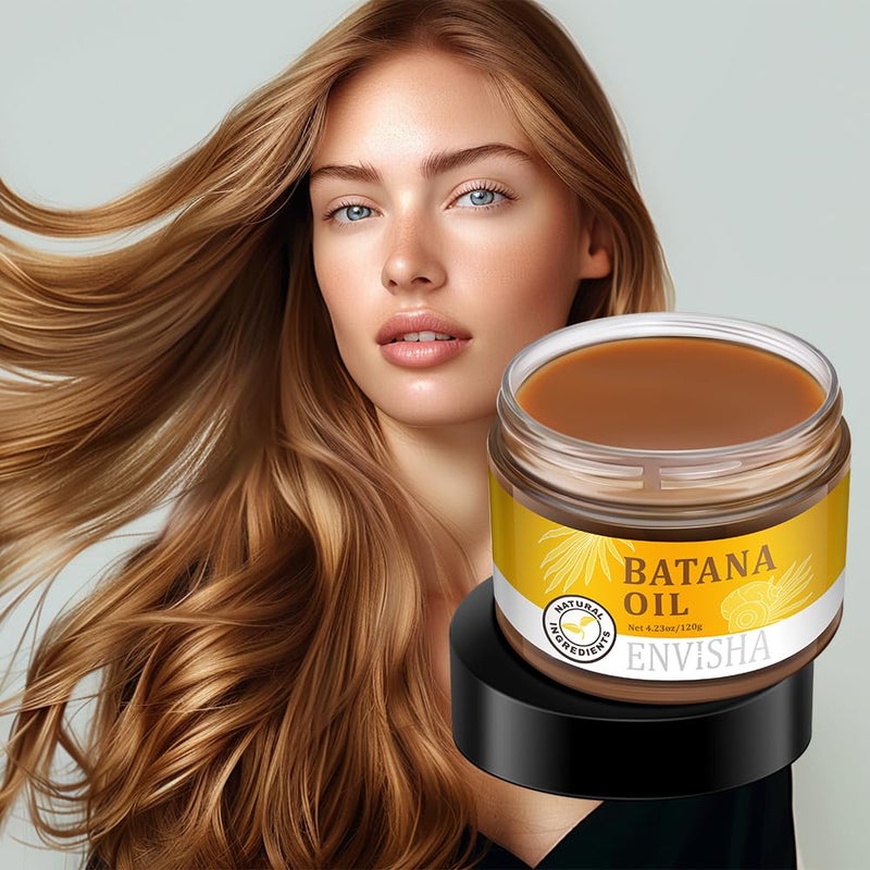 ENVISHA زيت باتانا - زيت باتانا نقي وطبيعي 100%، زيت باتانا من د. سيبي من هندوراس - يغذي ويقوي ويمنع تساقط الشعر، يمنع جفاف الشعر ويقضي على تقصف الشعر - Image 2