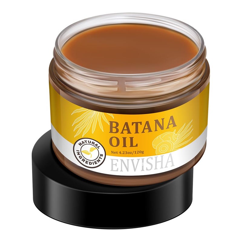 ENVISHA زيت باتانا - زيت باتانا نقي وطبيعي 100%، زيت باتانا من د. سيبي من هندوراس - يغذي ويقوي ويمنع تساقط الشعر، يمنع جفاف الشعر ويقضي على تقصف الشعر - Image 1