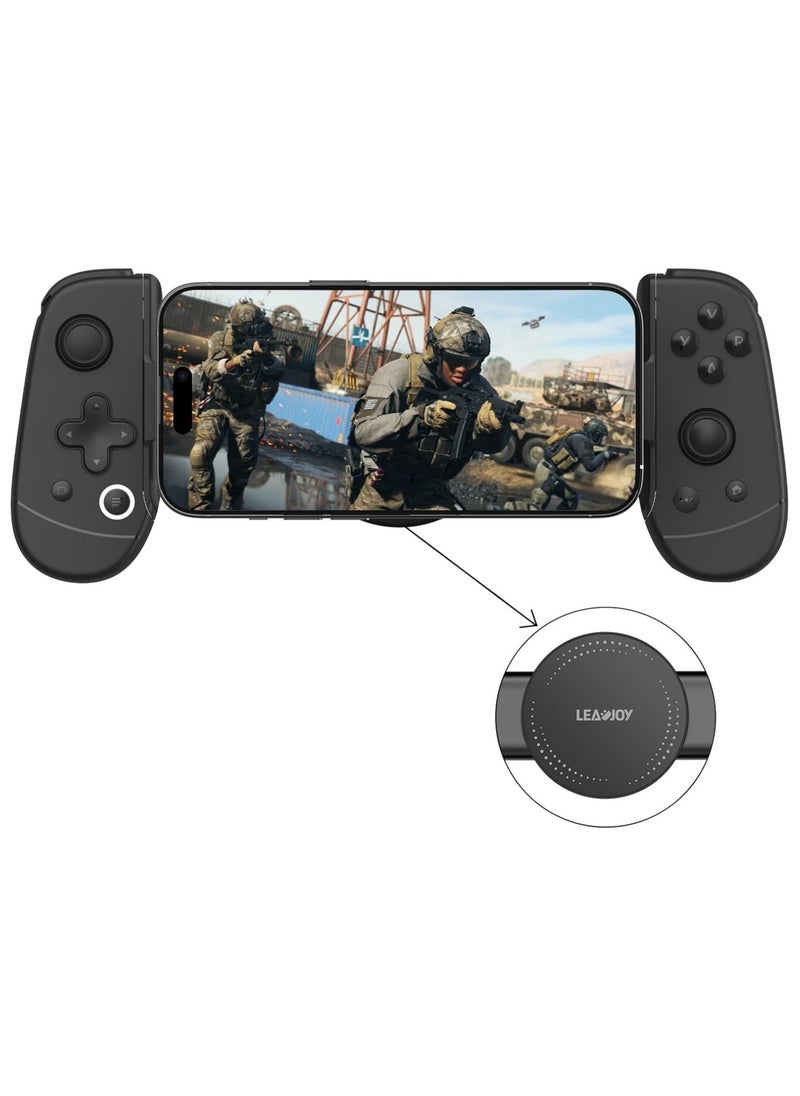 LEADJOY - leadjoy M1 iPhone Controller with Cooling Function, Mobile Gaming Controller for iPhone, Pass-Through Charging, Play Xbox, GeForceNOW, COD, Diablo, Genshin Impact and More - Image 1