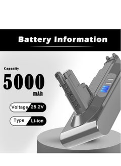 Excefore Battery Replacement for Dyson V10 969352 206340 Battery Compatible, 25.2V 5000mAh 126Wh with V10 Animal V10 Absolute V10 Fluffy V10 Motorhead Cordless Stick Vacuum Cleaner SV12 Battery  - Image 5