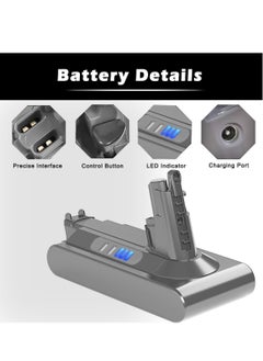 Excefore Battery Replacement for Dyson V10 969352 206340 Battery Compatible, 25.2V 5000mAh 126Wh with V10 Animal V10 Absolute V10 Fluffy V10 Motorhead Cordless Stick Vacuum Cleaner SV12 Battery  - Image 4