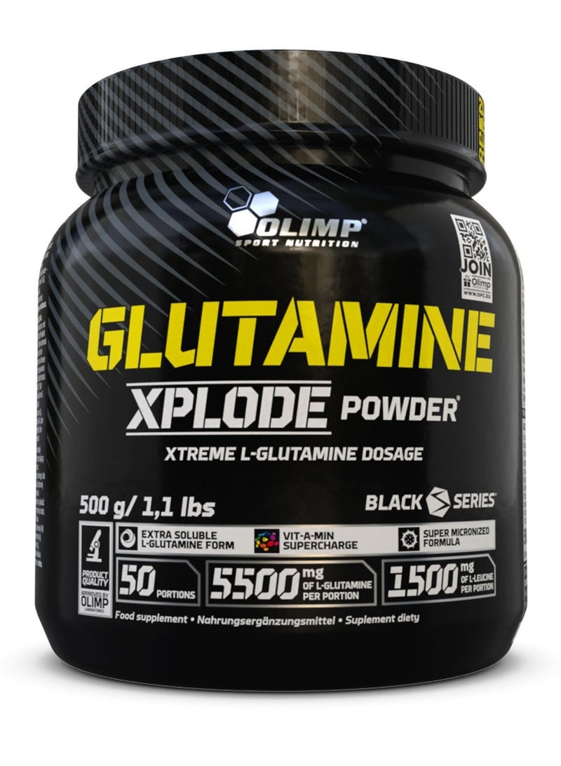 أولمب جلوتامين إكسبلود من سبورت نيوترشن - بنكهة البرتقال، ١٫١ رطل | مسحوق إل-جلوتامين ميكرونيزد مع فيتامينات للتعافي بعد التمرين - Image 1