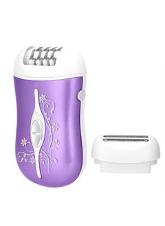 Thoraya Rechargeable Women Electric Body Depilator Epilator Cordless Hair Removal Machine Purple  - Image 2