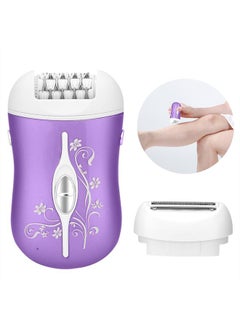 Thoraya Rechargeable Women Electric Body Depilator Epilator Cordless Hair Removal Machine Purple  - Image 4