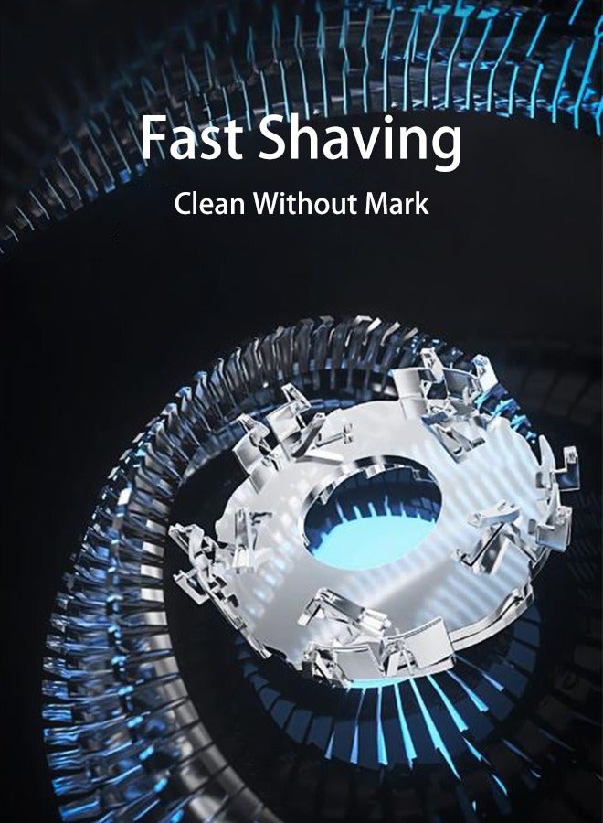 Electric Shaver for Men USB Rechargeable Shaving Men's Cordless Razors IPX7 Waterproof Wet Dry 4 in 1 Set - Image 4