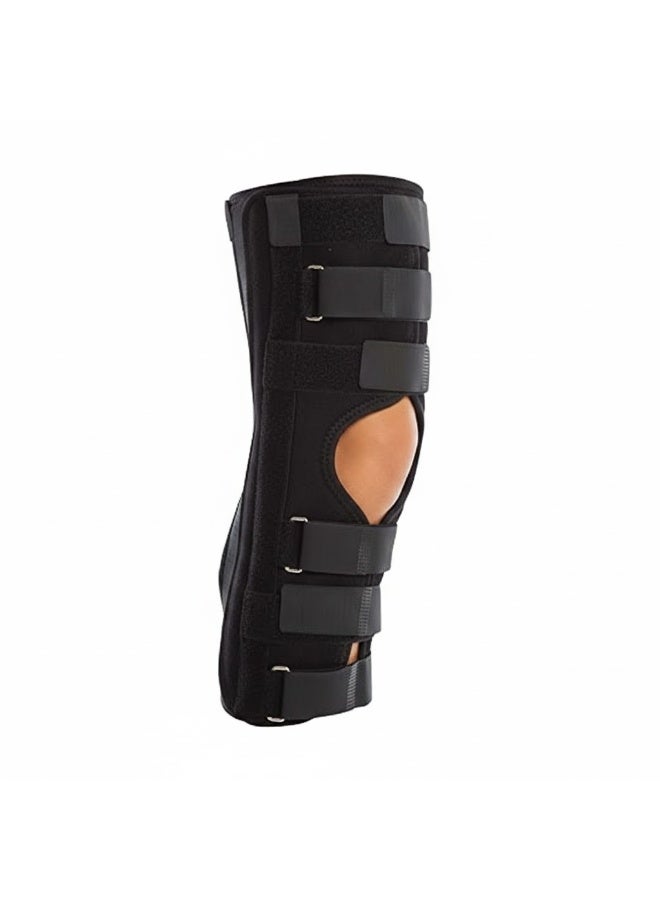 Medical Knee  Splint (45 cm / 18") - Post-Op Knee Support & Recovery Brace - Triple-Panel Adjustable Design