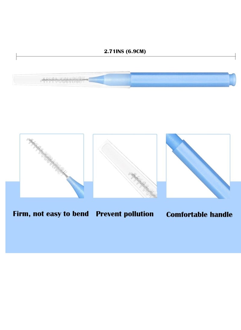 EasyHonor EasyHonor Braces Brush for Cleaner Interdental Toothpick Dental Tooth Flossing Head Oral Hygiene Flosser Cleaners Cleaning Tool (5Colors,75pcs)  - Image 3