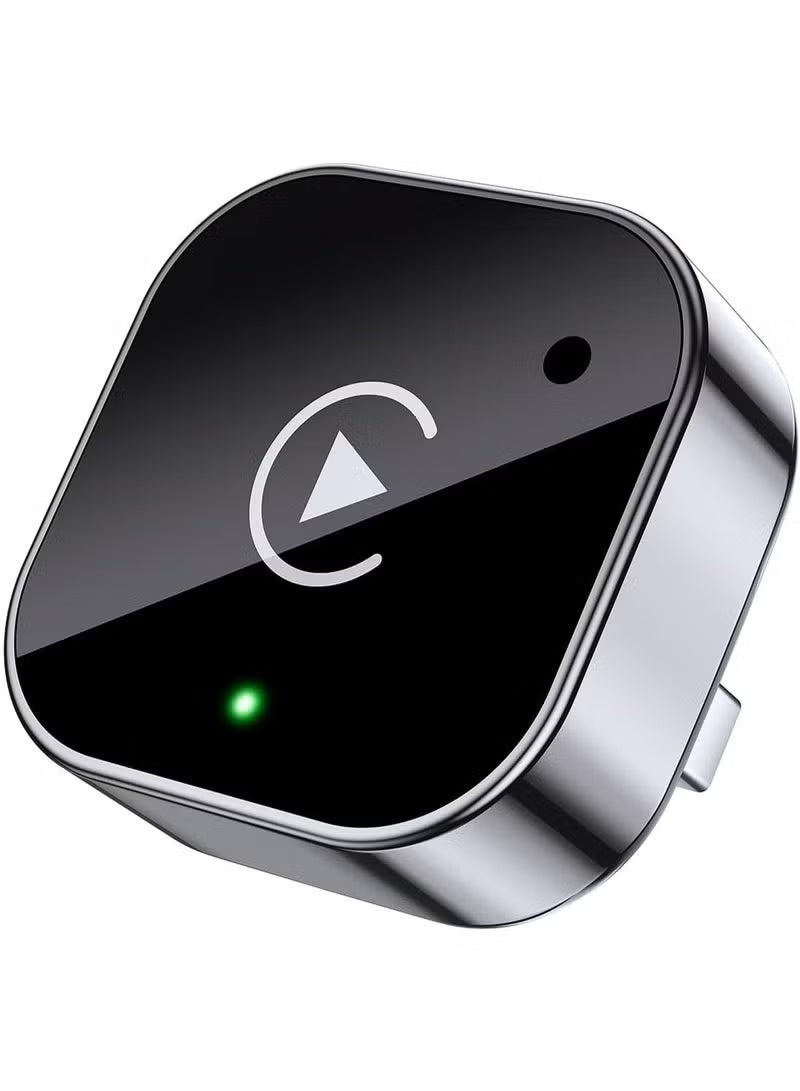 محول لاسلكي 2 في 1 لـ CarPlay و Android Auto، محول CarPlay للتوصيل والتشغيل يحول السلكي إلى لاسلكي، اتصال تلقائي سريع، بدون تأخير، تصميم مدمج لأجهزة iPhone و Android مزودة بمنفذ USB/USB-C (أسود) - Image 1