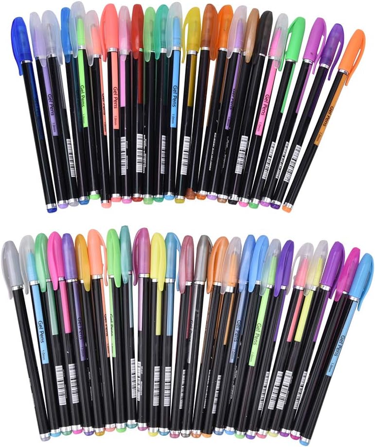48 Colors Drawing Pen Set, Plastic Bright Painting Tool, Student Stationery School Art Supplies - Smooth Ink Flow, Vibrant Colors, Ideal for Creative Drawing - Image 1