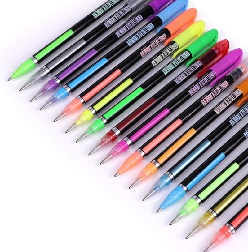 48 Colors Drawing Pen Set, Plastic Bright Painting Tool, Student Stationery School Art Supplies - Smooth Ink Flow, Vibrant Colors, Ideal for Creative Drawing - Image 2