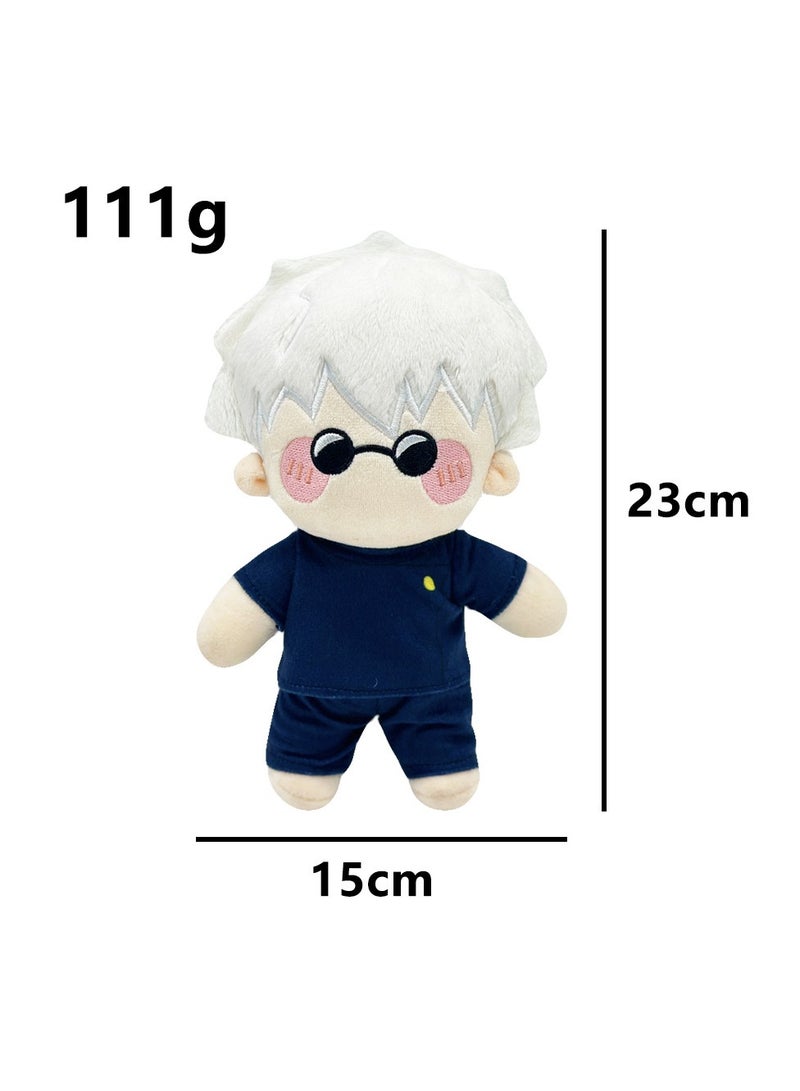 عام دمى بلش جوجوتسو كايسن، دمى بلش جوجو ساتورو اللطيفة، دمى بلش جوجو ساتورو الساحرة، مثالية لديكور المنزل، أفضل هدية للأحباء. - Image 2