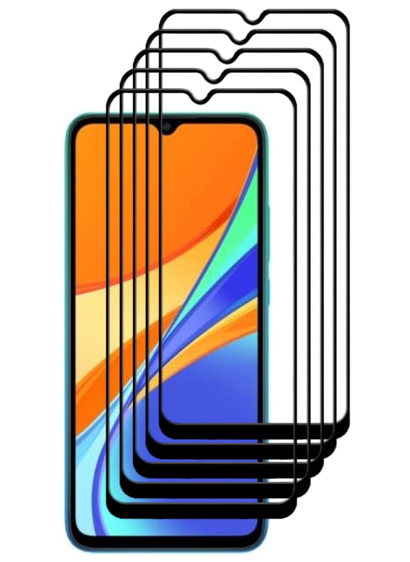 ACLIX 5 Pieces Antistatic ESD Dustproof Premium Quality High Definition Tempered Glass Screen Protector Designed For Xiaomi Redmi 9C - Image 1