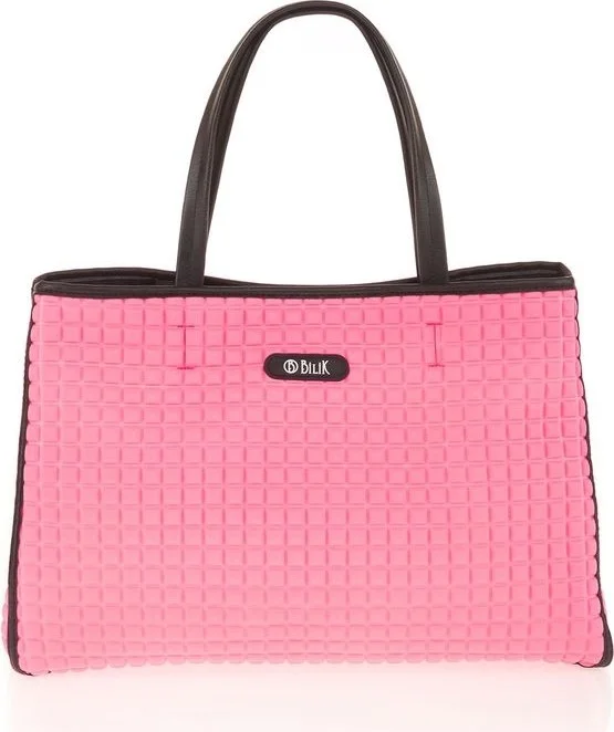 Bilik Deri Bilik Leather Pink Fabric Women's Shoulder Bag Blkf Jelly
