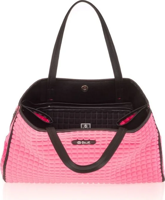 Bilik Deri Bilik Leather Pink Fabric Women's Shoulder Bag Blkf Jelly