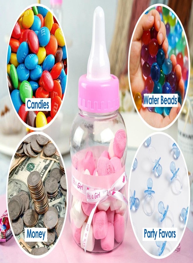 EVER SHINE 8.5" Jumbo Fillable Baby Shower Bank Plastic Decoration Centerpiece (Pink, 8.5") - Image 4