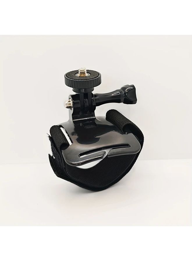Adjustable Arm Strap Mount Compatible With Action Cameras Includes Tripod Adapter Black - Image 3