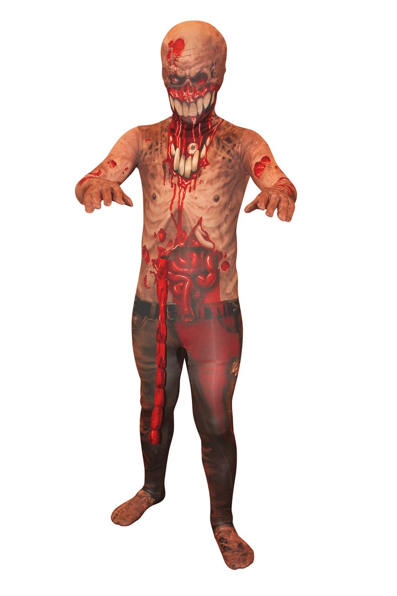 Morphsuits Kids Exploding Guts Zombie Monster Costume  Small 335  68 Years - Image 3