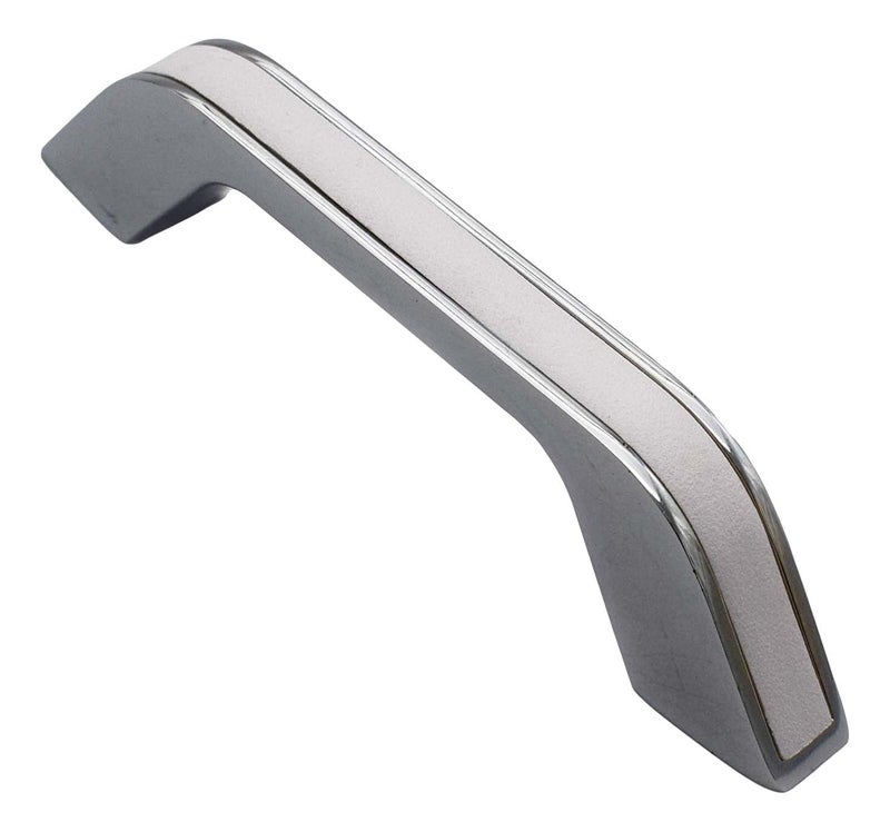 RAB Handle Zinc Kitchen and Office Drawer/Cabinet/Door/Wardrobe Furniture Handle (Code:-Hand Zeep, Finish:- White, Size:- 96mm) - Image 3