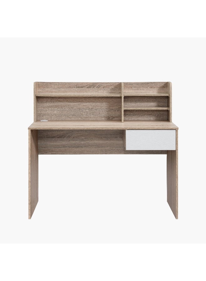 Home Box مكتب دراسة ألفورد لوكسور مع رف علوي - Image 2