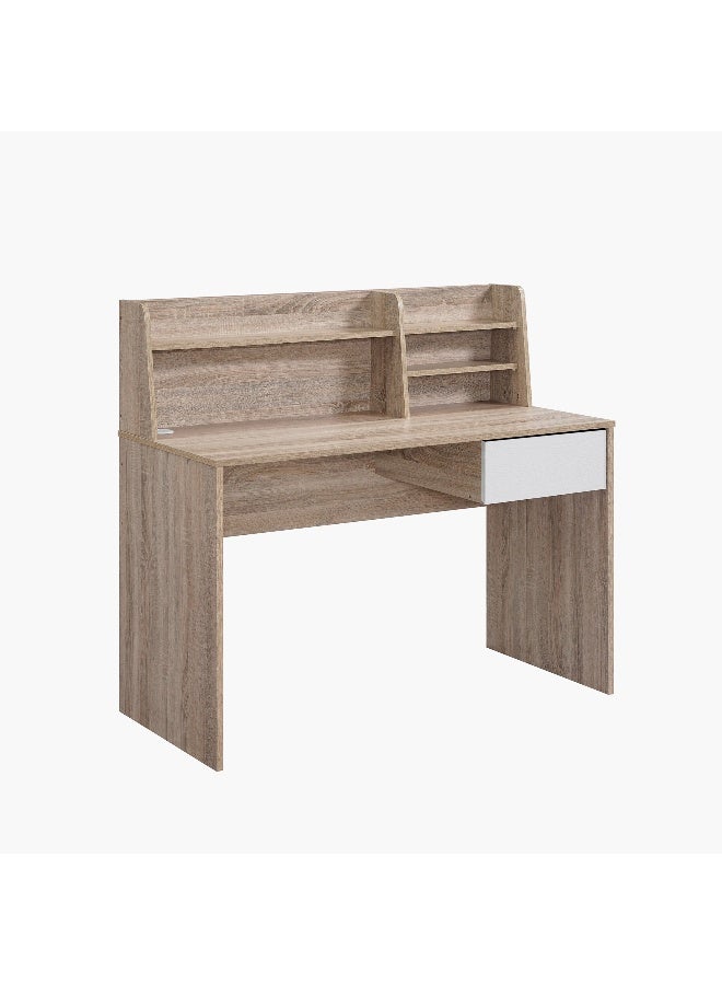 Home Box مكتب دراسة ألفورد لوكسور مع رف علوي - Image 3