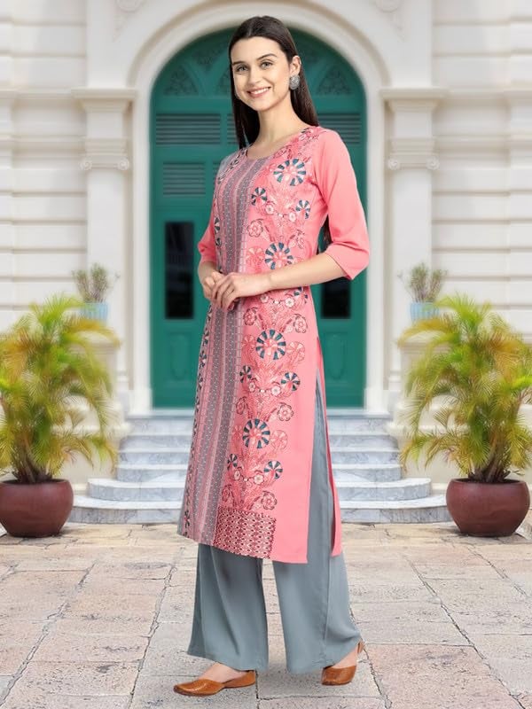 Tee Projekt Printed Crepe Kurti for Women ll Modern Kurtis: for The Trendy You (Pack of 6) - Image 5