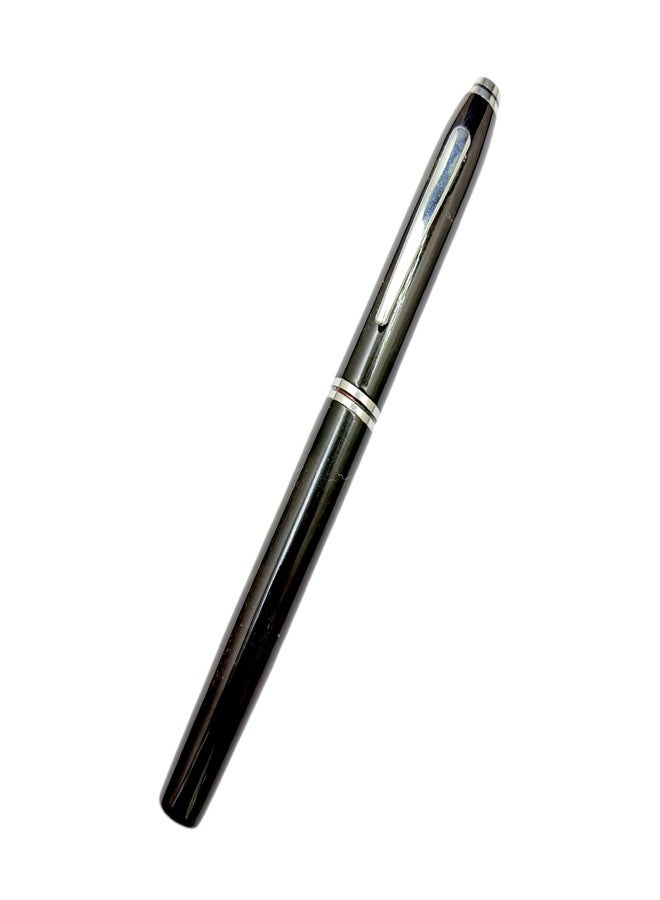 auteur 4500 Magneto Roller Ball Pen Black Metal Body Magnetic Cap For Men & Women Professional Executive Office, Nice Pens (Blue Ink) - Image 4