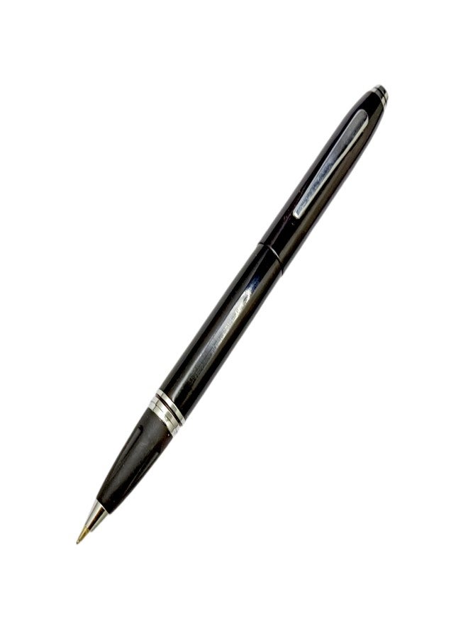 auteur 4500 Magneto Roller Ball Pen Black Metal Body Magnetic Cap For Men & Women Professional Executive Office, Nice Pens (Blue Ink) - Image 3