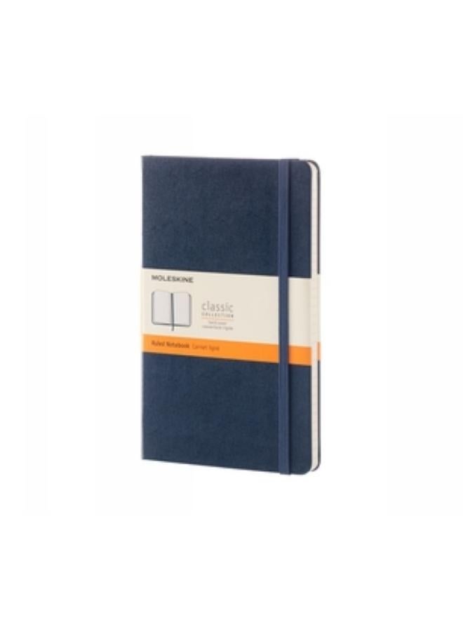Moleskine Sapphire Blue Large Ruled Notebook Hard