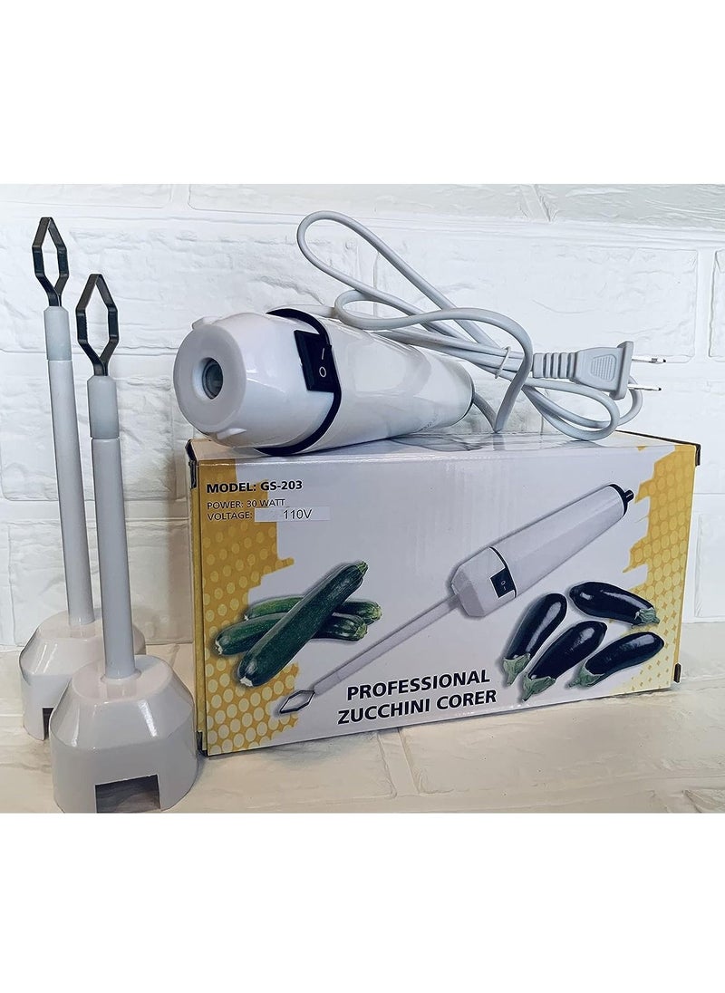 DubaiGallery Variable speed electric power electric vegetable corer zucchini cucumber eggplant potato turnip carrot drill easy veggie corer  - Image 1