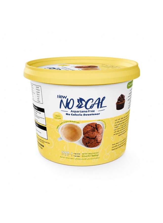 Nocal Diet sugar jar 250 grams