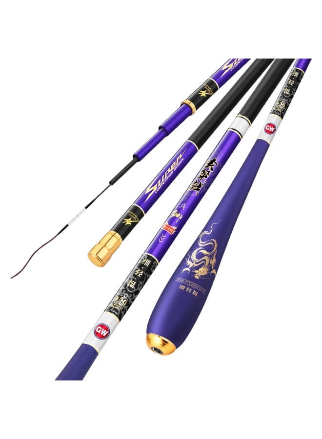Gw Guangwei Fishing Rod Xuance Ji · Crucian Carp Rod, 3.9 Meters Hand Rod, Ultra-light Ultra-thin Carbon Fiber Hand Pole, Fishing Rod, Fishing Tackle - Image 1