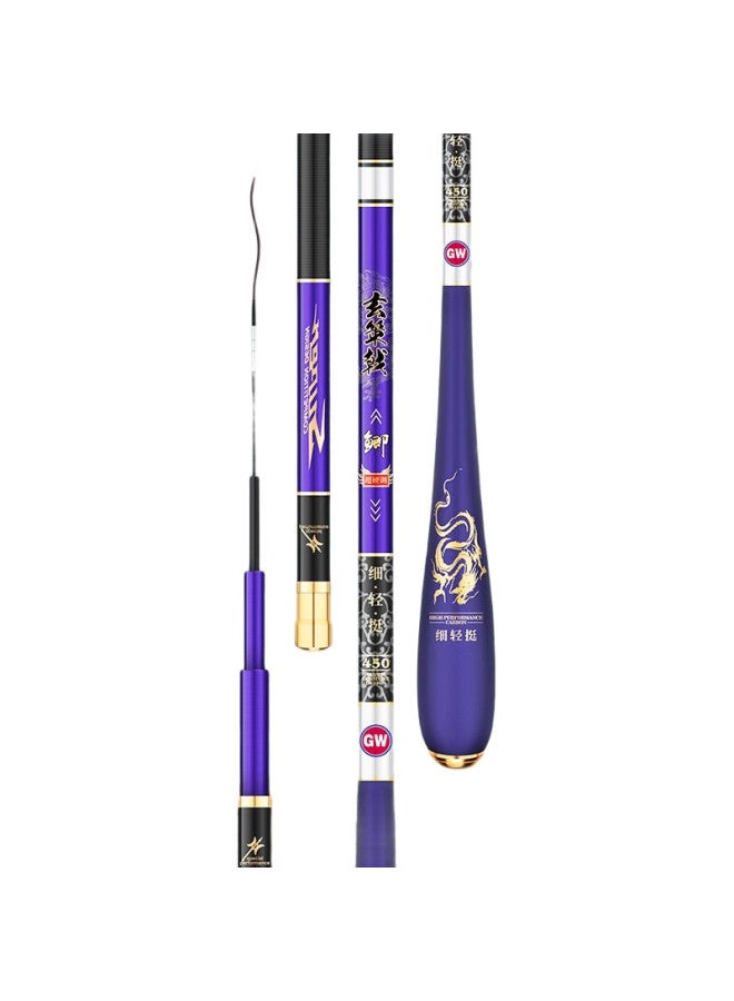 Gw Guangwei Fishing Rod Xuance Ji · Crucian Carp Rod, 3.9 Meters Hand Rod, Ultra-light Ultra-thin Carbon Fiber Hand Pole, Fishing Rod, Fishing Tackle - Image 3
