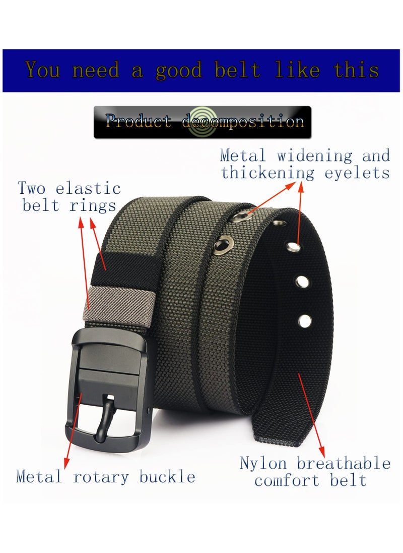 Generic - Tactical Belt for Men, 1.5 Inch Heavy Duty Belt, Nylon Web Tactical Belt for Men, Reversible Belt, Heavy Duty Work Belt - Image 1