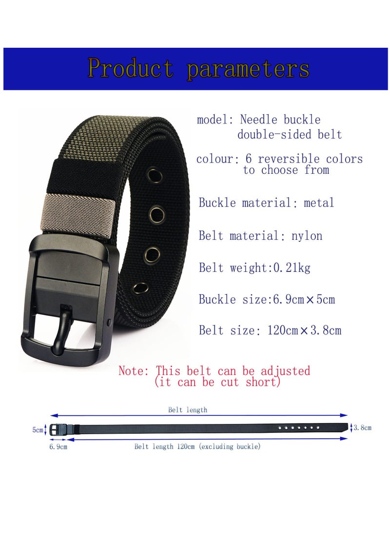 Generic - Tactical Belt for Men, 1.5 Inch Heavy Duty Belt, Nylon Web Tactical Belt for Men, Reversible Belt, Heavy Duty Work Belt - Image 1