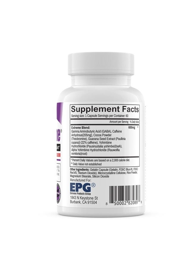EPG-Life - Oxy Extreme - Enhanced Thermogenic Focus Blend 60 Capsules - Image 1