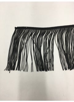 Karan Tuhafiye Karan Haberdashery Tassel Fringe Black 15 cm 1 Meter  - Image 3