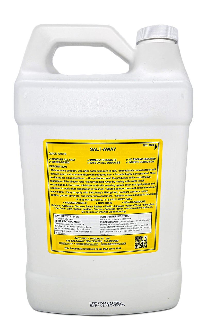 Salt-Away ملح-أواي مركز جالون (128 أونصة سائلة) - Image 2