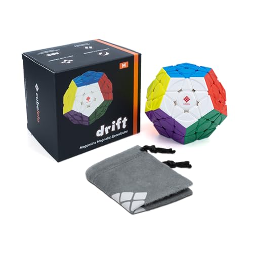 Cubelelo Drift Megaminx M (Magnetic) Stickerless Puzzle - Precision Puzzle for Competitive Solvers, Kids & Adults | Smooth Turning, Durable Design, Ideal for Brain Teasers and Speedcubing Challenges - Image 1