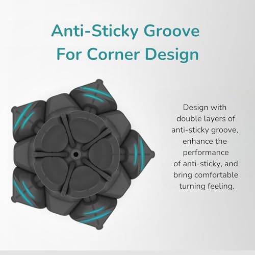 Cubelelo Drift Megaminx M (Magnetic) Stickerless Puzzle - Precision Puzzle for Competitive Solvers, Kids & Adults | Smooth Turning, Durable Design, Ideal for Brain Teasers and Speedcubing Challenges - Image 5
