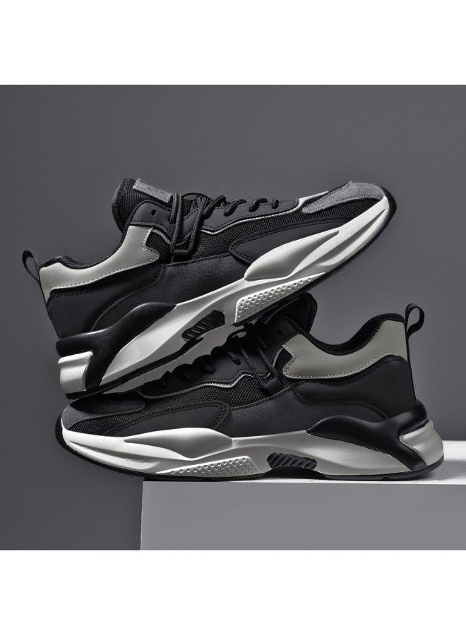 AOKANG Men's Dad Shoes, Versatile Fashion Trendy Cool Comfortable Sports Sneakers For Men - Image 4