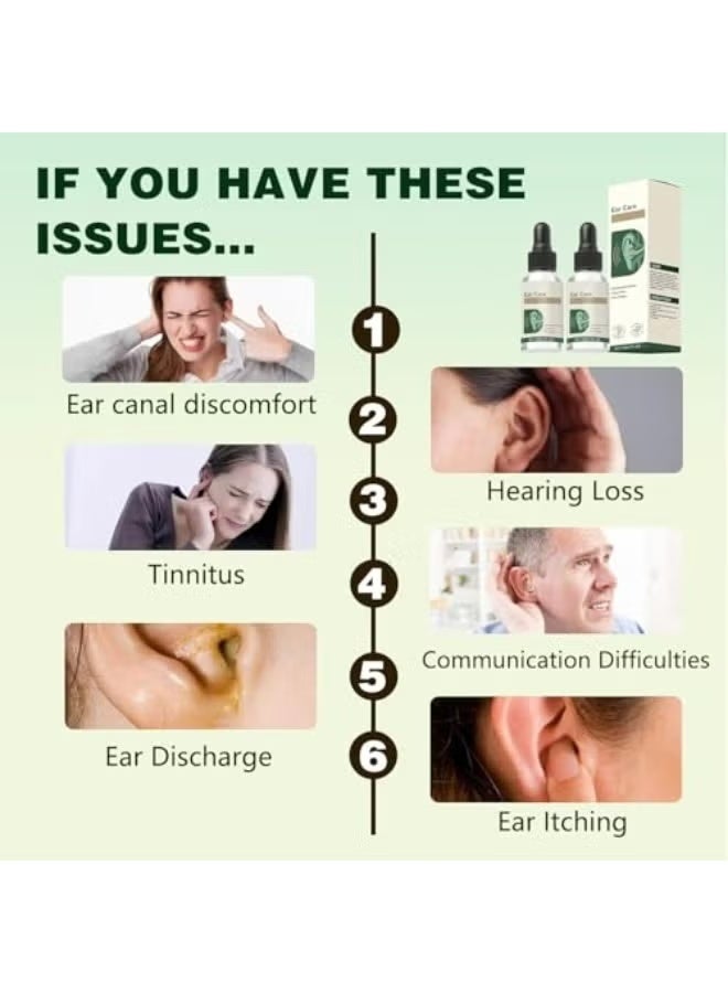 SOUTH MOON Ear Care Drops Gentle Formula 30ml, Natural Ingredients, Relieve Tinnitus by Unblocking Secretions for Daily Ear Hygiene, Easy to Use & Portable for Men & Women - Image 4