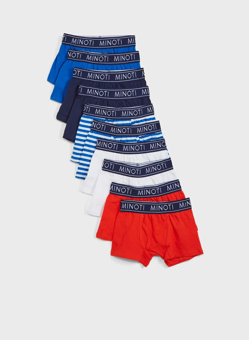 MINOTI Kids 10 Pack Assorted Boxers